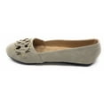 thumbnail image 5 of Victoria K Women's Gold Studs With Braid Ballerina Flats, 5 of 5