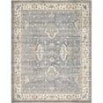 thumbnail image 1 of Unique Loom 3129138 10 x 13 ft. Itzling Salzburg Rectangular Rug, Gray, 1 of 1