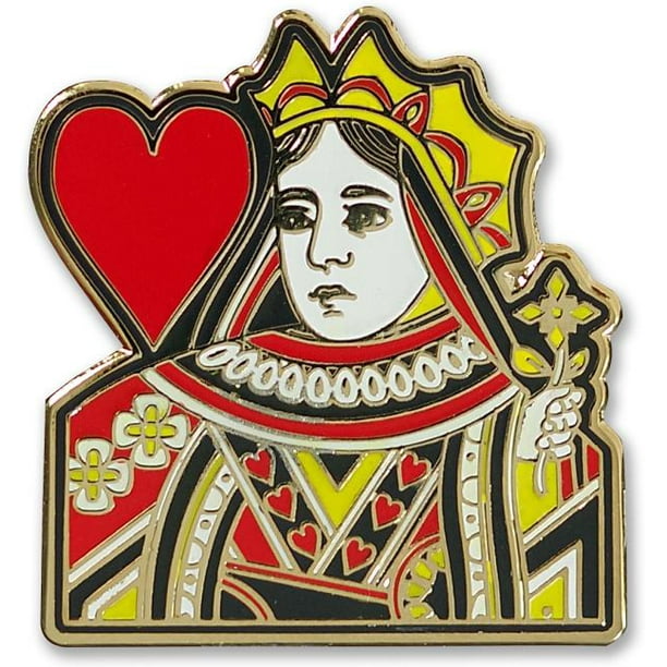 Enamel Pin Queen of Hearts (Other)