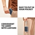 thumbnail image 5 of JIALIOU Nylon Trifold Card Wallet with ID Window Zipper Pocket for Men Women Teen Hand-drawn Construction Vehicles, 5 of 7