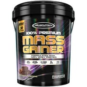 MuscleTech 100% Premium Mass Gainer, Triple Chocolate Brownie (18.5 Pounds)