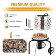 thumbnail image 5 of Heavy-Duty Poultry Processing – Electric Chicken Plucker Machine – 550W, 280RPM, 20 Inch Stainless Steel Drum, 106 Soft Fingers, GFCI Waterproof, Wheels, 120V, Orange, 5 of 7