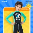 thumbnail image 4 of Naiovety Trajes de neopreno traje de buceo ultrafino niños traje de baño niños niñas Anti-medusas traje de baño de moda para esnórquel surf Deportes acuáticos Negro XXL Naiovety OD003656-05, 4 of 6