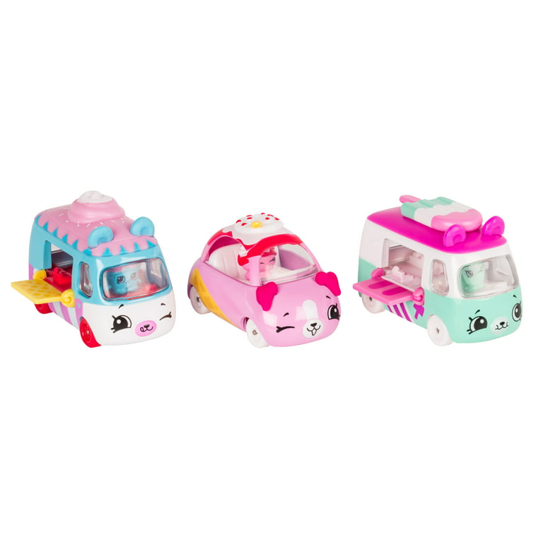 Shopkins Cutie Cars 3 Pack Assorted - ToyStationTT