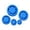 Blue, variant on 5 Pack Pottery Foot Ring Tool, Plastic Clay Base Aligner for Ceramic, Pottery Foot Molder Ceramic Tools, Aligned Foot Ring Template for Ceramics, Even Foot Press for Pottery Bowls