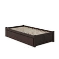 thumbnail image 5 of Concord Platform Bed with Flat Panel Foot Board and 2 Urban Bed Drawers, Multiple Colors, Multiple Sizes, 5 of 8
