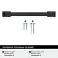 thumbnail image 4 of Amerock Incisive 5-1/16 inch (128mm) Center-to-Center Matte Black Cabinet Pull, 10 Pack, 4 of 4