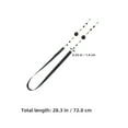 thumbnail image 2 of SOPOTUTU 2Pcs Vintage Black Eyeglasses Strap with Crystal Embellishments Comfortable Ribbon for Hanging Use, 2 of 7