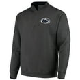 thumbnail image 2 of Men's Colosseum Charcoal Penn State Nittany Lions Tortugas Logo Quarter-Zip Jacket, 2 of 3