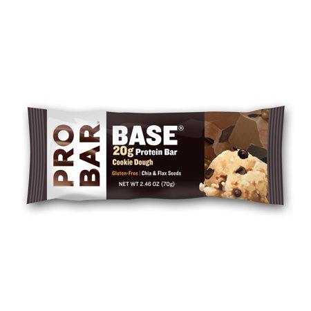 Probar Base Dough Cookies Protein Bar, 20 g Protein, 12