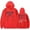 Red, variant on Gera MX Triple 4 Bienvenido a mis 30’s Tour Merch Hoodie Pockets Drawstring Unisex Hooded Sweatshirt Fashion Clothing