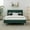 Green, variant on Tslinn Queen Size Low Profile Upholstered Platform Bed With Ink Green Color(Velet)