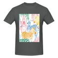 thumbnail image 4 of Bingfone Zebra Colourful Men'S Loose Fit Short-Sleeve Pocket T-Shirt, 4 of 7
