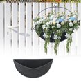 thumbnail image 3 of 3Pcs 12 Inch Half Round Planter Liners Fabric Plant Liners Half Circle Flower Basket Liners Replacement Felt Liner Coconut Liners Alternative for Wall Hanging Basket Planter, 3 of 5