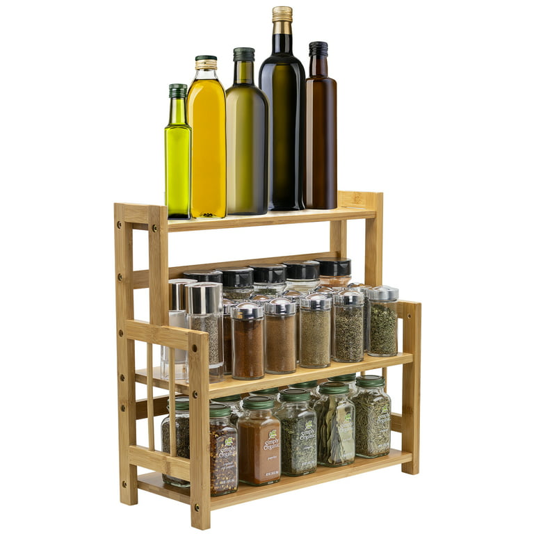 Sorbus Free-standing Bamboo Spice Rack & Reviews