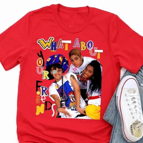 TLC 'What About Your Friends' T-Shirt, R&B Girl Group Tee