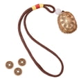 thumbnail image 3 of Colgante de caparazón de tortuga, estatuilla de caparazón de tortuga, manualidades, creativo, regalo, accesorios de llavero, estatua de caparazón de Colgante y cuerda, 3 of 8