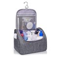 thumbnail image 2 of 1 bolsa de artículos de tocador colgante, organizador de cosméticos de viaje, bolsa de baño para ducha para hombres y mujeres, resistente al agua, 2 of 8