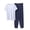 Clear, variant on BaoFuBaoMei Mens Pajamas Set Big and Tall 2 Piece Crew Neck Lounge Sets Short Sleeve Top Joggers Sleepwear Sets Comfy Soft Loungewear with Pockets