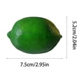 thumbnail image 3 of MTBLYS Plastic Artificial Lemon Fake Fruit Props 7.5Cm Realistic Faux Lemon Home Kitchen Decoration Wedding Party Centerpiece Use, 3 of 6
