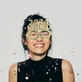 thumbnail image 2 of OULII 6Pcs Golden 2024 New Years Glasses Party Eyewear Decorative Photo Booth Props, 2 of 8