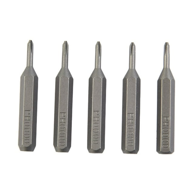 Lefu H4×28mm Cross Screwdriver Bits PH0000 PH000 PH00 PH0 PH1 PH2 4mm Hex Shank