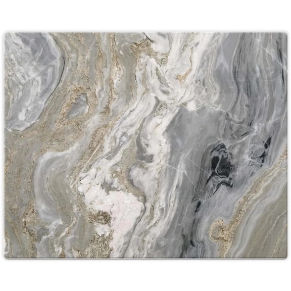 Highland Wood "Quartz" Tempered Glass Cutting Board- 15"x12"