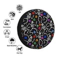 thumbnail image 5 of Rv Spare Tire Cover 17 inch - halloween skull design Tire Covers for Trailers, Adjustable Camper Spare Tire Cover, 5 of 7