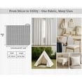 thumbnail image 7 of Soimoi Geometric Pattern Outdoor Fabric by 10 Yard, 56" Wide Water-Resistant Upholstery Material for Chairs, Cushions & DIY Projects, Gray, 7 of 7