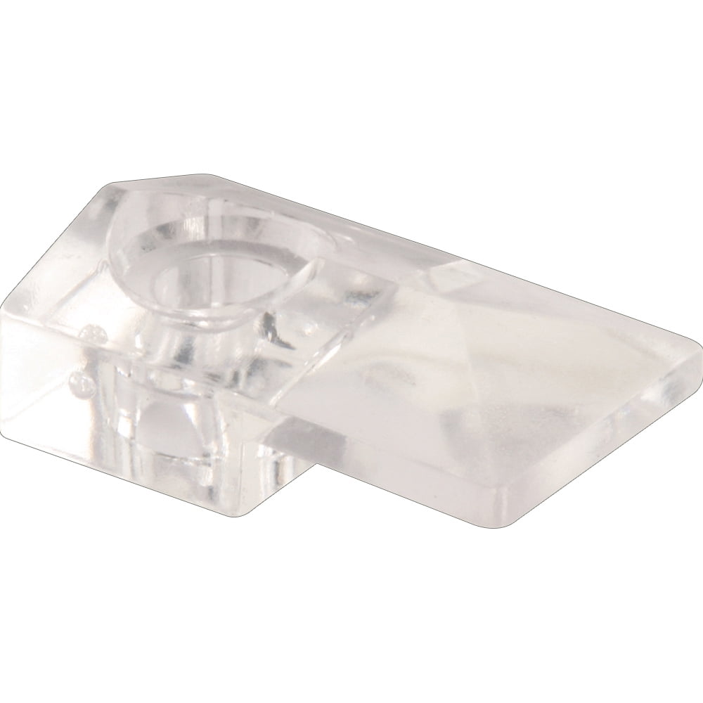 Mirror Clip, Clear Acrylic, Fits 1/8 in. Thick Glass Mirrors (6-pack ...