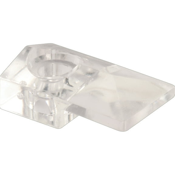 Mirror Clip, Clear Acrylic, Fits 1/8 in. Thick Glass Mirrors (6-pack)