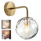 thumbnail image 5 of Bewildely Lámpara de bola de cristal de luz de pared que no deslumbra con accesorios de Base de Metal de Cable decoración del hogar para Iluminación y accesorios, 5 of 6