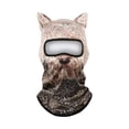 thumbnail image 1 of Hearth & Gear 3D Animal Pattern Winter Full Face For Riding And Skiing Warm Outdoor For Cycling And Driving Headwear for Runners Due Rags compatible with Motorcycles Welding Half Jacket with Bib Pants, 1 of 6