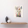 thumbnail image 2 of Wildflowers Rainbow Colour Water Glass Test Tubes Unframed Wall Art Print Poster Home Decor Premium, 2 of 4
