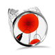 thumbnail image 1 of Anillo de Compromiso Ajustable Unbranded Círculo Rojo, 1 of 3