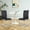 2 Black Chairs Silver Leg, variant on Sumdeal Dining Room Set,63" Modern Faux Marble Dining Table Sets for 6,7 Piece Rectangle Dining Table Set,Table and Chairs,Grey ,Set of 6
