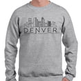 thumbnail image 2 of Skyline Denver Colorado Sweatshirt Unisex 4X-Large Grey, 2 of 5