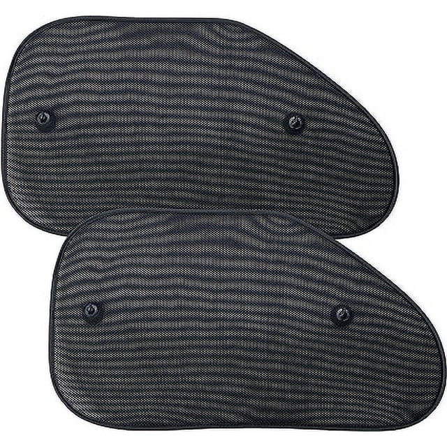 Parasoles para ventanillas laterales de coche (2 piezas, dorados), cortinas magnéticas para coche para bloquear los rayos UV y proteger la privacidad
