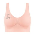 thumbnail image 6 of SMihono Bralettes for Women Cute Heart Hot Rhinestone Bras Soft Wide Straps Racerback Bralette Regular Full Coverage Bra Pink XL, 6 of 8