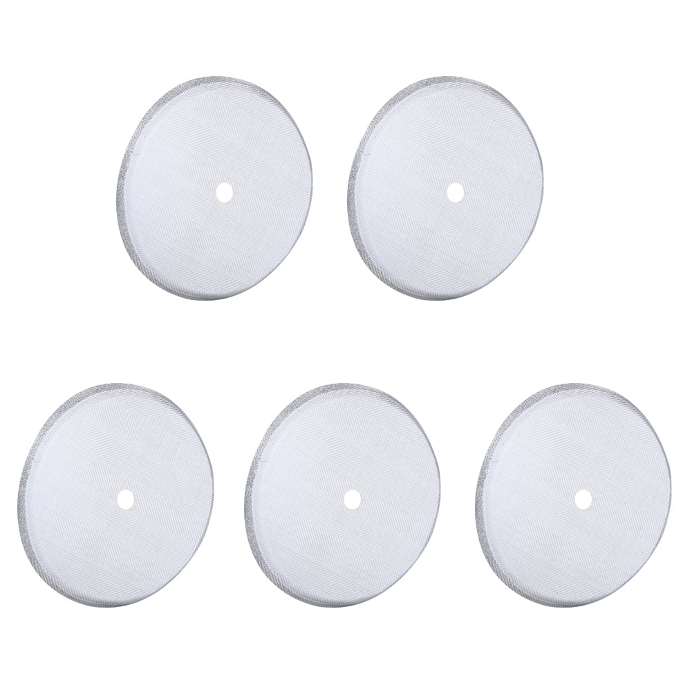 5 Pcs Filtre à Café en Acier Inoxydable pour Cafetière à Piston 600ml Accessoire de Filtre en Maille