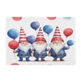 thumbnail image 2 of Toilet Rug Rectangle Bathroom Rugs Non-Slip Soft Plush Machine Washable Contour Bath Mat Gnome with Balloon 24x16, 2 of 9