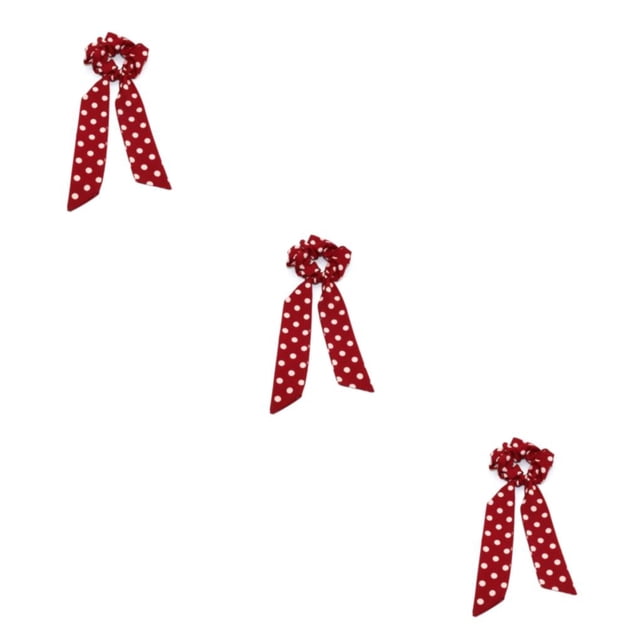 Dalazy Polyester Mode Vintage Chapeaux pour les Femmes - Se Démarquer dans la Foule Facile à Vintage Bandes de Cheveux 142B Rond Point Rouge 3Set