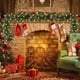 thumbnail image 1 of Christmas Decor Rattan 1.8m 71 Inch With Lights Decorative Rattan Pinecone Red Fruit Mixed Christmas Ornament Artificial Crypto Rattan, 1 of 6