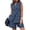 Denim Blue, variant on Two Piece Sets For Women Summer Pockets Button Sleeveless Vest And Shorts Spring Work Business Casual Outfits