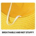 thumbnail image 3 of TELOLY Sun Hat Cartoon Straw Parent-Child Sun Protection Hat Hats for Men One-Size-Fits-All Summer Large Brim Hat for Men and Women Hats,Papyrus,11.81in, 3 of 6