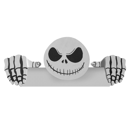 

Megawheels Halloween Peeping Skeleton Man Fence Decor Innovative Pendant