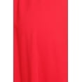 thumbnail image 4 of Women's Plus Size A-Line High Waist Elastic Band Pleated Solid Midi Skirt Made in USA, 4 of 4