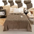 thumbnail image 1 of Fiudx Manta de Terciopelo con Diseño de Columna Romana, Suave Tejido de Poliéster, Diseño Acogedor y Elegante, Ideal para Sofá y Cama, Ideal para El Hogar y La Oficina, Varios Tamaños Disponibles, Fá, 1 of 7