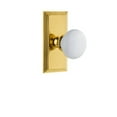 thumbnail image 2 of Grandeur Carhyd_Prv_234 Carre Solid Brass Rose Privacy Door Knob Set - Nickel, 2 of 6