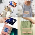 thumbnail image 7 of Dteck Crossbody Wallet Case for Samsung Galaxy A35 5G, Bicolor PU Leather Zipper Purse with Card Holder Mini Make-up Mirror for Women Girls,Folio Flip Phone Case with Magnetic Closure,Pink, 7 of 7